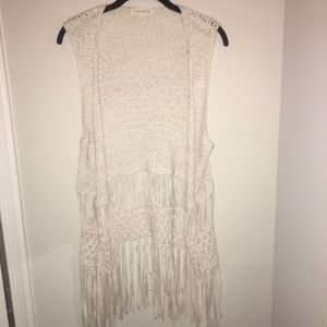 Boho fringe vest
